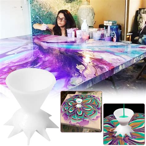 Buy Usbinx Life Paint Pouring Split Cups For Acrylic Paint Flower Pour