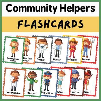 Community Helpers Flashcards | Learning About Community Helpers.