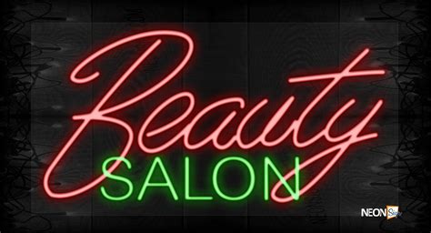 Beauty Salon Led Flex Clear Backing