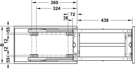 Pull Out Base Unit Pull Out Full Extension With Self And Soft Closing