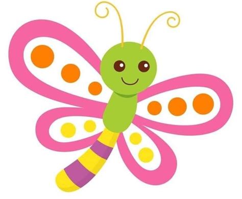 Pin By Patty On Manualidades Por La Primavera Butterfly Clip Art