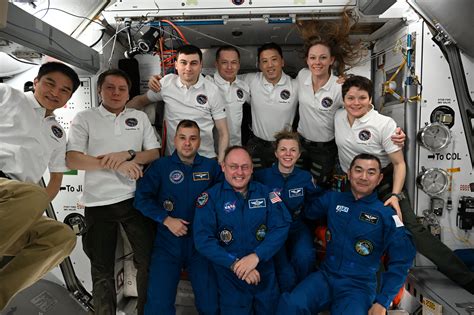International Space Station Crew Schedule Crew 7 Docks With Space