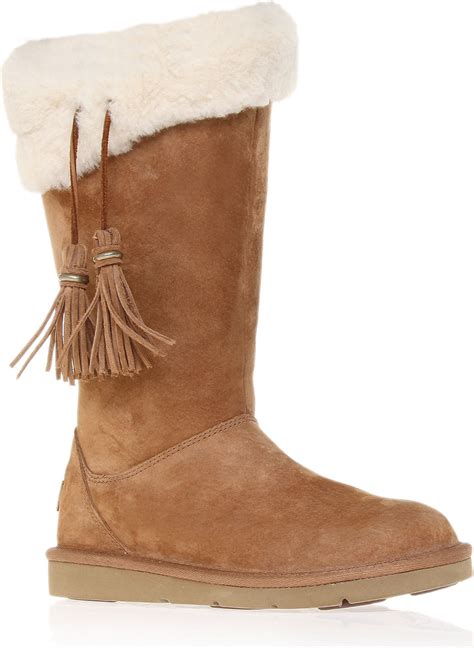 Lyst Ugg Plumdale Sheepskin Boots In Brown