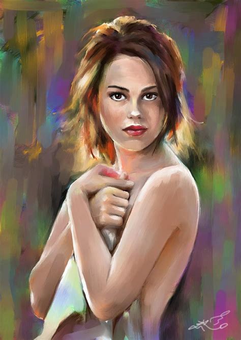 Beautiful Woman Digital Art By Nesrin Gulistan Fine Art America