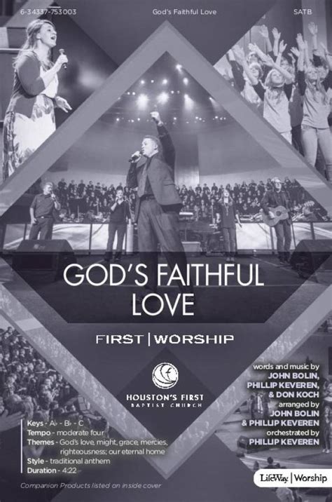 God S Faithful Love Choral Anthem Satb Alto Sax Sheet Music Pdf