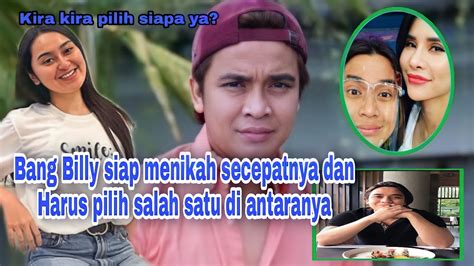 Ungkapan Bang Billy Ingin Menikah Secepatnya Billy Syahputra