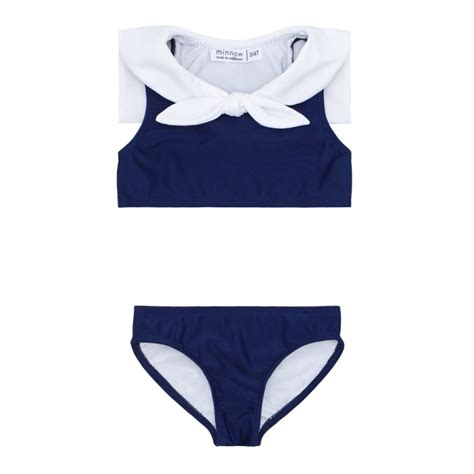 Minnow Girls Midsummer Navy Sailor Bikini Autumn