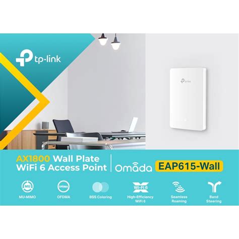 Tp Link Omada Eap Wall Ax Wall Plate Wifi Access Point