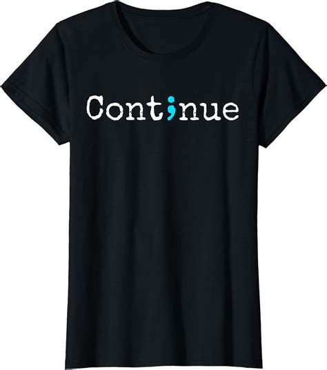 Semicolon Mental Health Awareness T-Shirt - Walmart.com