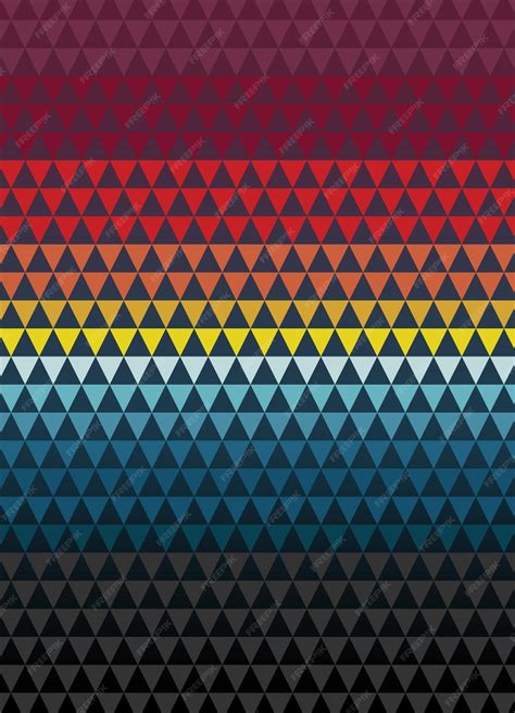 Premium Vector | Pattern triangle