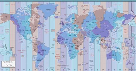 Eastern Europe Time Zone Map