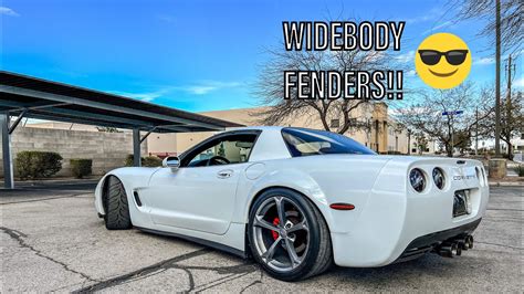 My C5 Corvette Gets Widebody Fenders Youtube