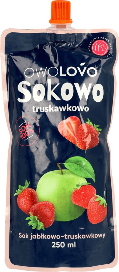 OWOLOVO sok jabłkowo truskawkowy 250 ml Drogeria Rossmann pl