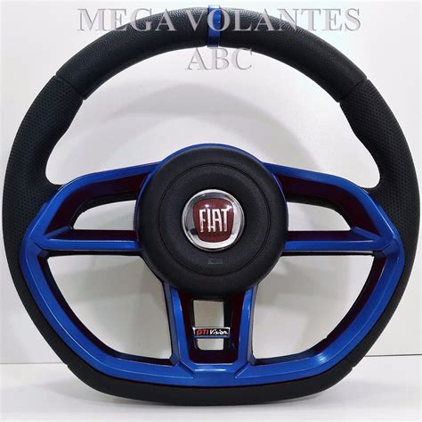 Volante Azul Esportivo Gti Fiat Palio Uno Fire Siena Cubo R 119 90