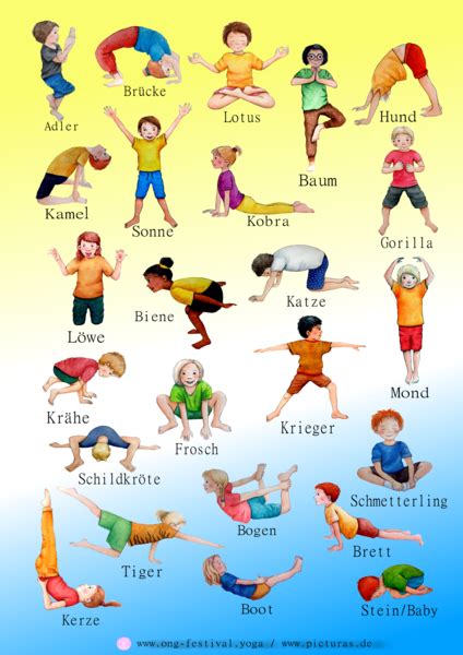 Kinder Yoga Poster Der Kleine Yogi