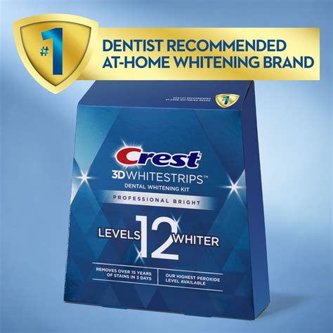 Crest D Whitestrips Professional Bright Levels Whiter Dental