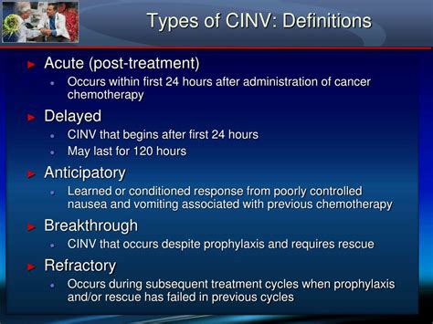 Ppt Chemotherapy Induced Nausea And Vomiting Cinv Causes