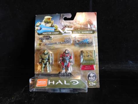 Mega Construx Halo Infinite Master Chief Vs Brute Warrior Figure Pack