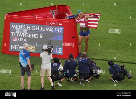 Tokio Japan 29th Aug 2021 Paralympics Athletics High Jump Men