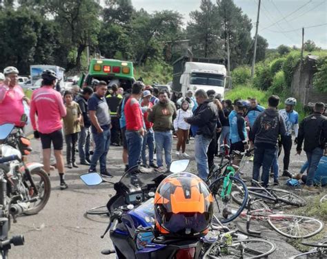 Conductor Embiste A Ciclistas Peregrinos En Ziracuaretiro Michoac N