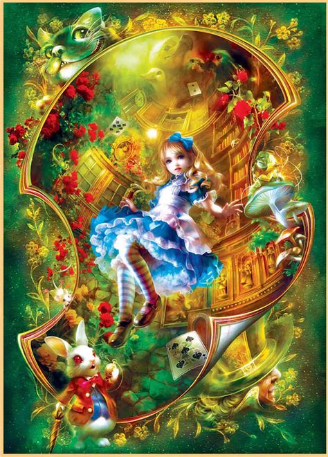 Puzzle B Cherbox Alice Im Wunderland Teile