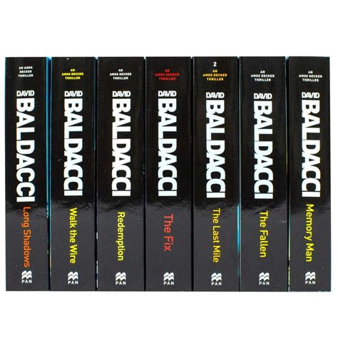 David Baldacci Amos Decker Series Books Collection Set Memory Man