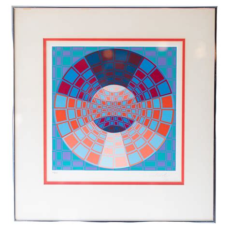 Victor Vasarely Nobel I Serigraphy Op Art For Sale At 1stdibs