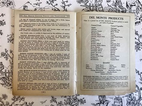 Del Monte Recipes of Flavor Publication 610 | Etsy