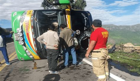 Ayacucho Heridos Dej El Despiste De Un Bus Interprovincial En La