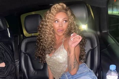 Jesy Nelson Stuns In A Pink Snakeskin Bikini As She S Joined By A Raccoon Sunbathing In Los