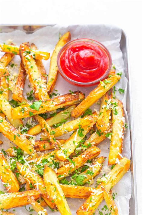 Air Fryer Garlic Parmesan Truffle Fries Pretty Delicious Eats