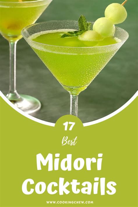 Best Midori Cocktails Unique Fun Recipe Midori Cocktails