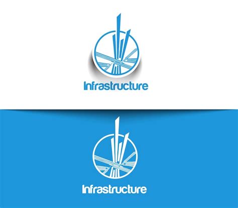 Premium Vector Infrastructure Logo Template Design