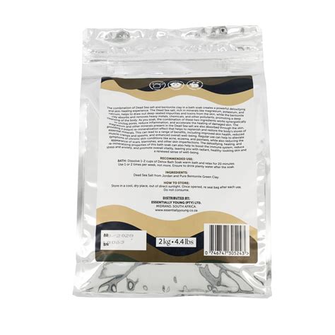 DETOX BATH SOAK (dead sea & bentonite clay combo)2kg – Essentially Young