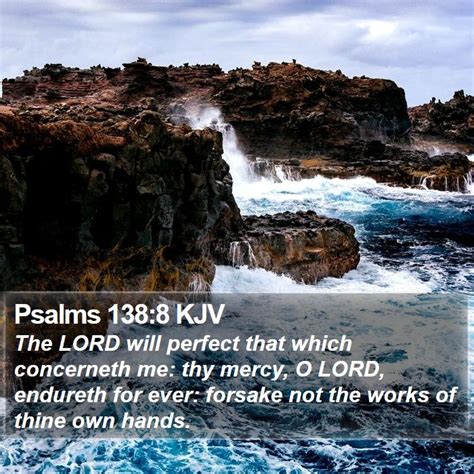 Psalms 138 8 KJV Bible Verse Images