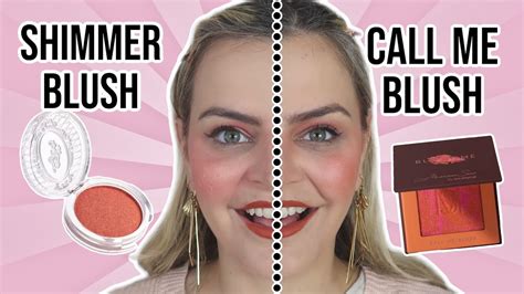 Comparando Call Me Blush Mari Saad E Bt Shimmer Blush Madagascar Bruna