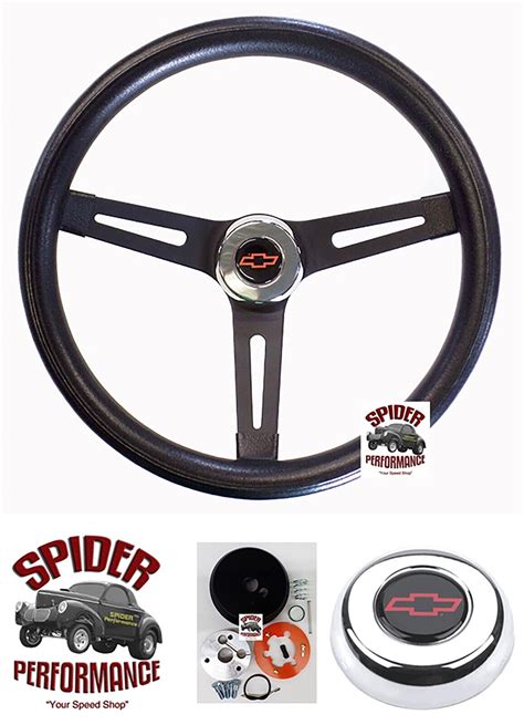 Chevelle Malibu El Camino Steering Wheel Red Bow Muscle