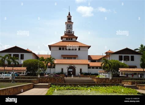 Balme Library building of the University of Ghana in Legon near Accra ...