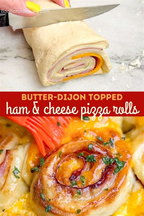 Ham And Cheese Pizza Rolls Bad Batch Baking