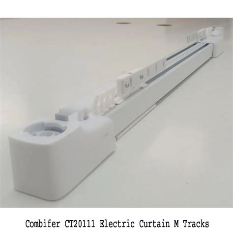 Single Track White Combifer CT20111 Electric Curtain M Tracks Shape