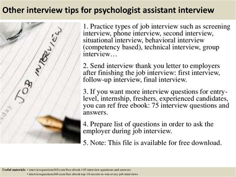 Top 10 Psychologist Assistant Interview Questions And Answers