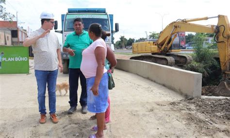 Fuenmayor supervisó trabajos del puente San Luis de Valencia