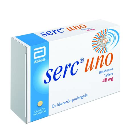 Serc Uno 48 Mg 30 Tabletas