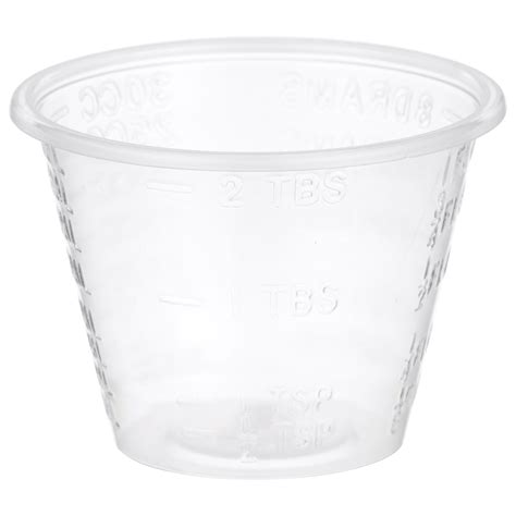 Mckesson Medicine Cups Disposable Plastic Clear Graduated Cup