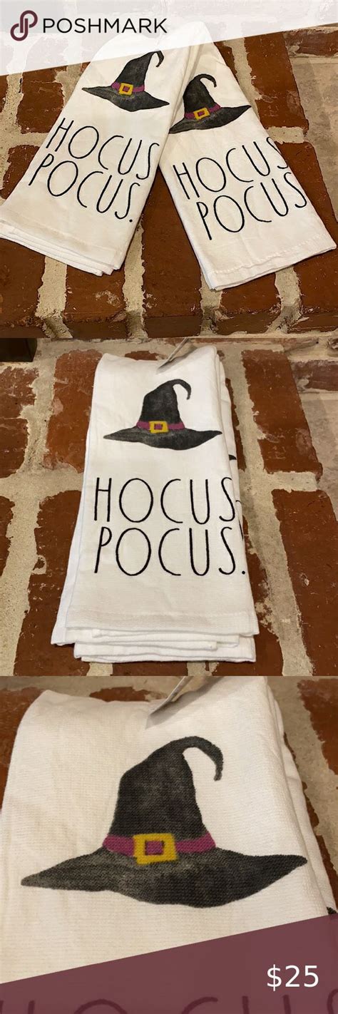 Rae Dunn Hocus Pocus Kitchen Towels Pack Hocus Pocus Kitchen