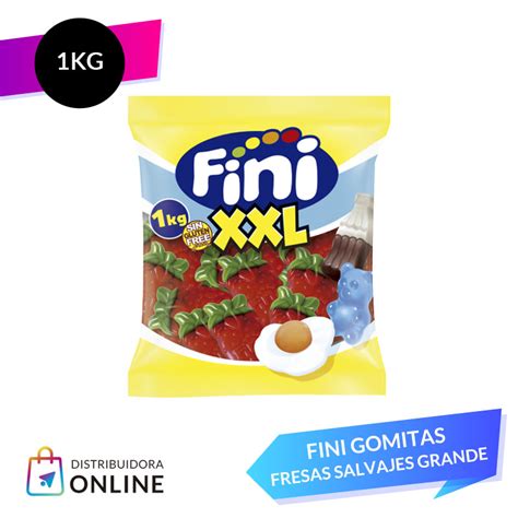 Fini Gomitas Fresas Salvajes Grande 1Kg DISTRIBUIDORA ONLINE