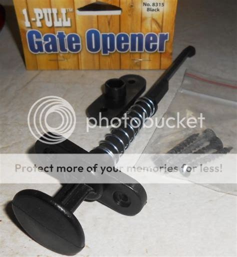 New Rock N Lock Easy 1 Pull Spring Gate Latch Opener 8315 Self Closing