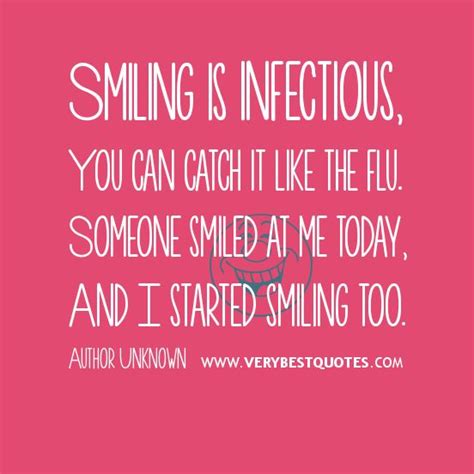 Infectious Smile Quotes