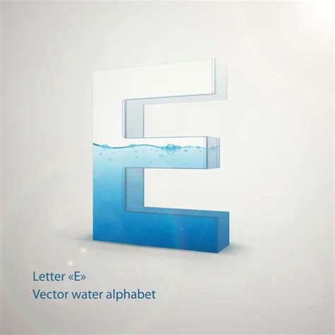 Letra Tipo Agua Im Genes De Stock De Arte Vectorial Depositphotos