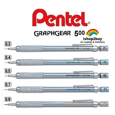 PENTEL Mechanical Pencil Graphgear 500 Drafting Sketching Technical